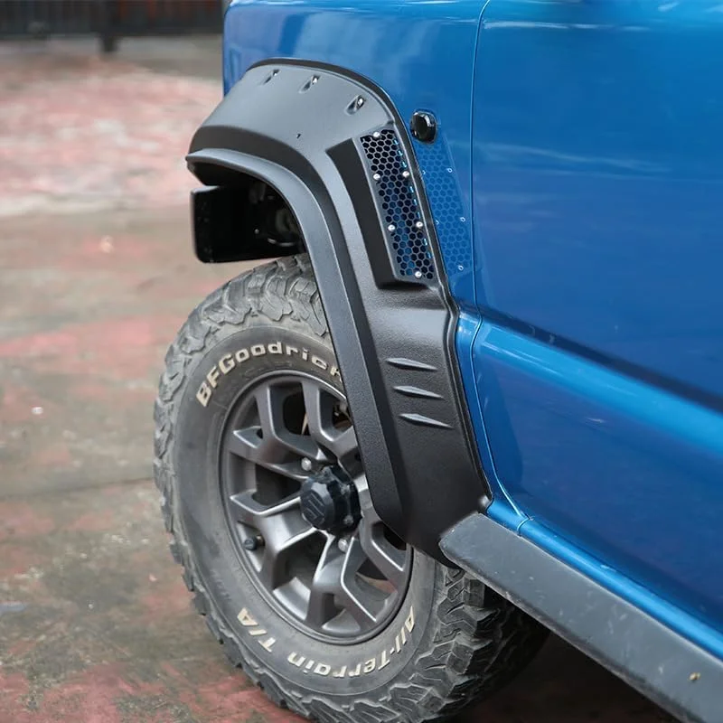 محافظ ابرویی چرخ خودرو LIULAOGEN برای SUZUKI JIMNY JB74، گلگیرهای جهانی برای لوازم جانبی خودرو
