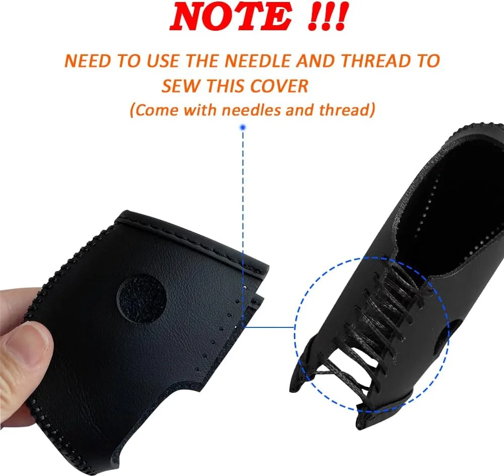 روکش دسته دنده چرمی Oasisgalore برای تزئین خودرو، لوازم جانبی داخلی خودرو با طراحی جهانی