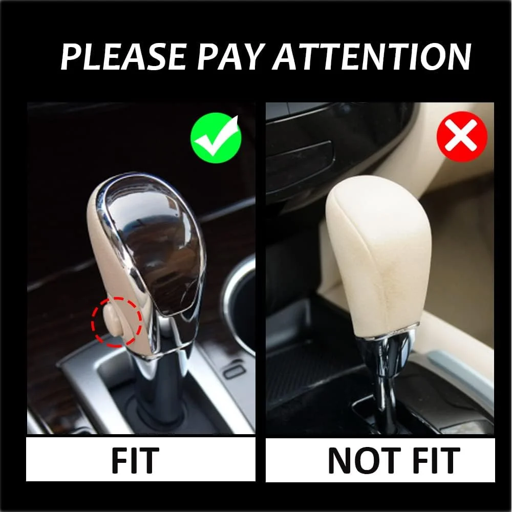 روکش دسته دنده چرمی Oasisgalore برای تزئین خودرو، لوازم جانبی داخلی خودرو با طراحی جهانی