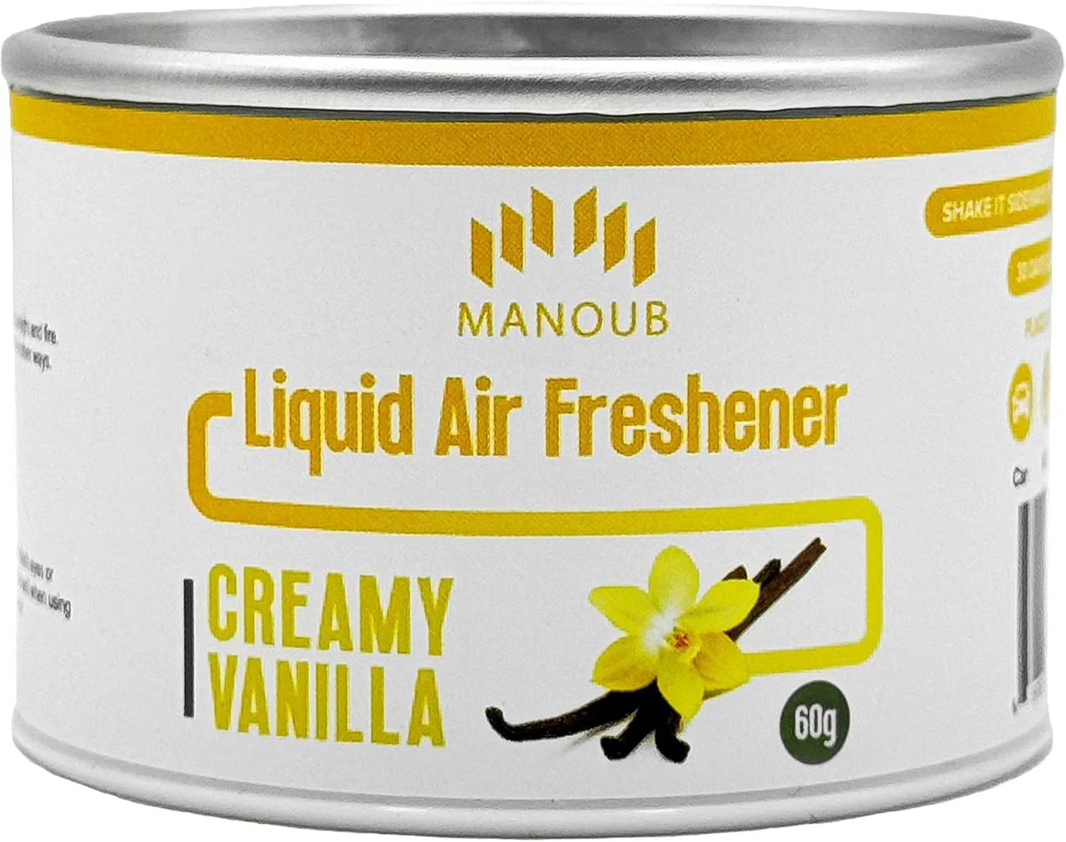 خوشبو کننده هوای خودرو - رایحه ارگانیک و ماندگار، عطر خودرو، لوازم جانبی طراوت بخش (وانیل خامه ای)