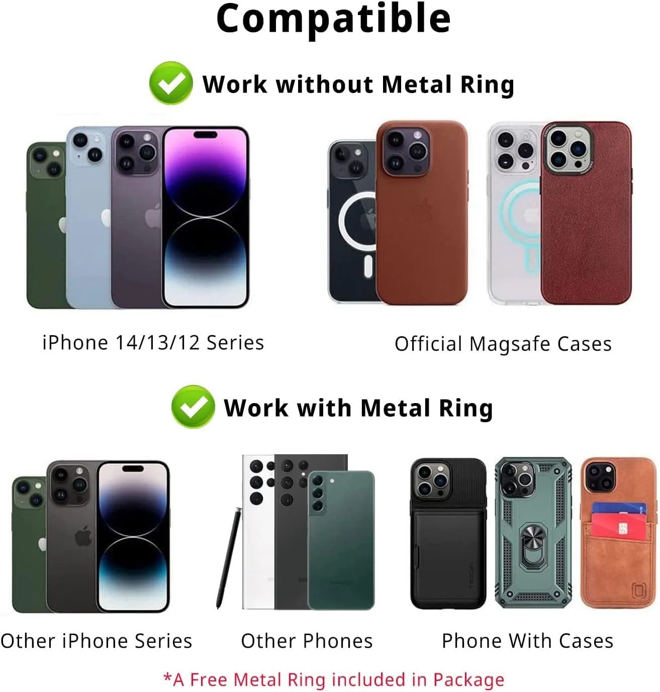 پایه نگهدارنده گوشی آزونی برای تسلا، هولدر تاشو داشبورد سازگار با MagSafe، برای لوازم جانبی صفحه نمایش تسلا مدل Y/3/X/S 2023 - مناسب برای همه گوشی ها | آیفون و سامسونگ (حلقه مغناطیسی شامل می شود)