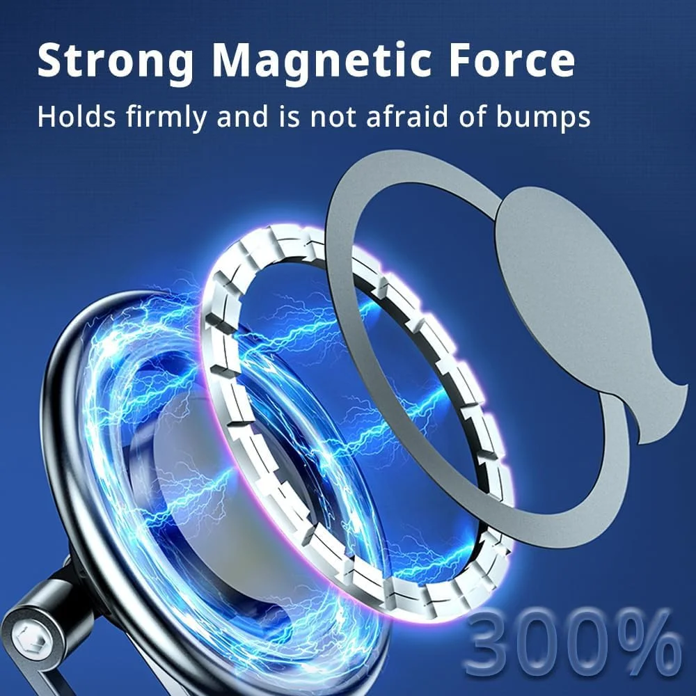 پایه نگهدارنده گوشی آزونی برای تسلا، هولدر تاشو داشبورد سازگار با MagSafe، برای لوازم جانبی صفحه نمایش تسلا مدل Y/3/X/S 2023 - مناسب برای همه گوشی ها | آیفون و سامسونگ (حلقه مغناطیسی شامل می شود)