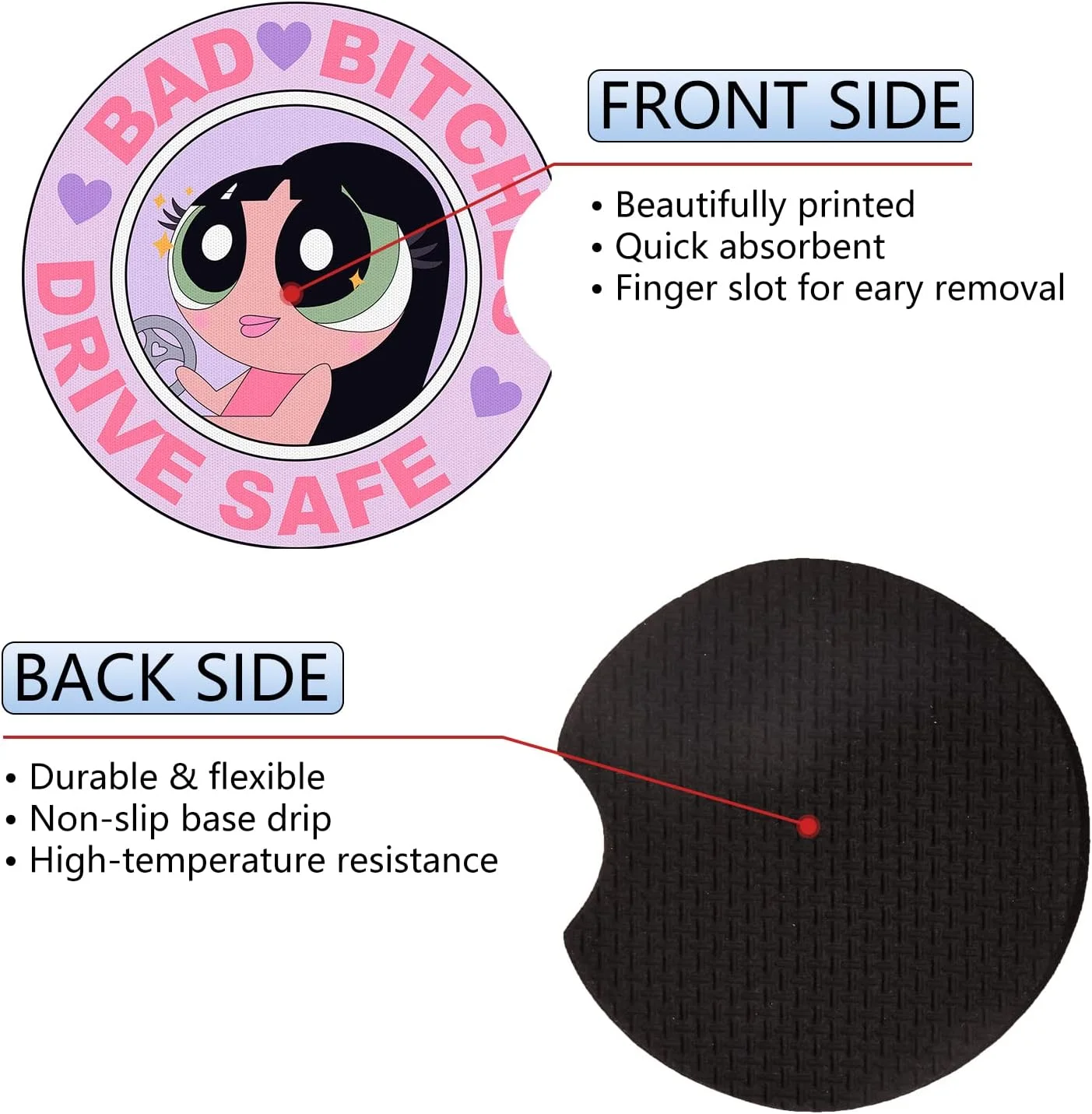 زیرلیوانی جا لیوانی خودرو جاپسوان، بسته 2 عددی، طرح دختر کارتونی زیبا، لاستیکی، لوازم جانبی تزئینی جدید برای جا لیوانی خودرو، مناسب برای خانم ها و آقایان، مدل DZ290 زیرلیوانی جا لیوانی خودرو جاپسوان، بسته 2 عددی، طرح دختر کارتونی زیبا، لاستیکی، لوازم جانبی تزئینی جدید برای جا لیوانی خودرو، مناسب برای خانم ها و آقایان، مدل DZ290