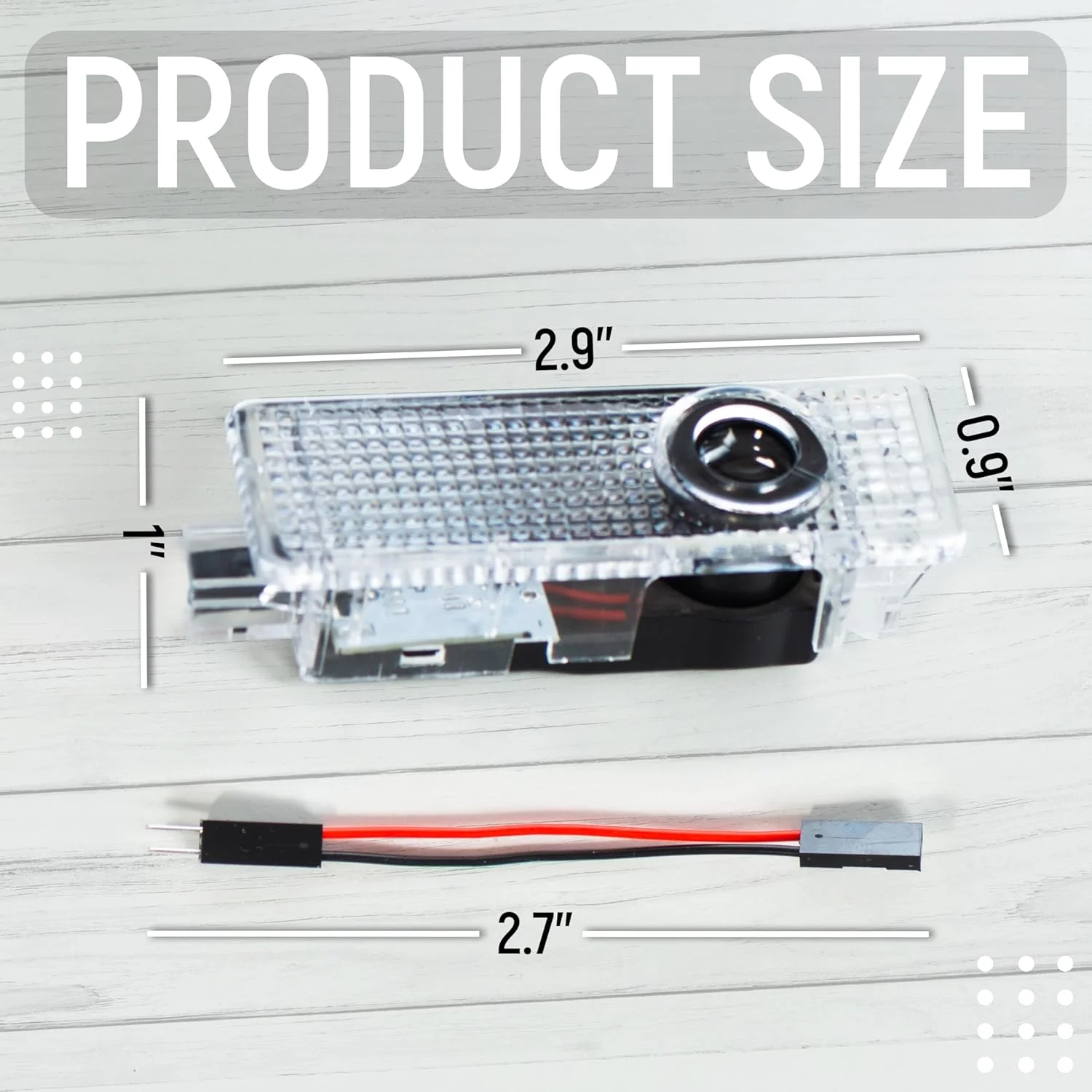 پک چهارتایی چراغ پروژکتور لوگو درب خودرو، چراغ خوش‌آمدگویی سازگار با لوازم جانبی سری 3، 4، 5، 6، 7، M3، M5، X1، X3، X4، X5، X6