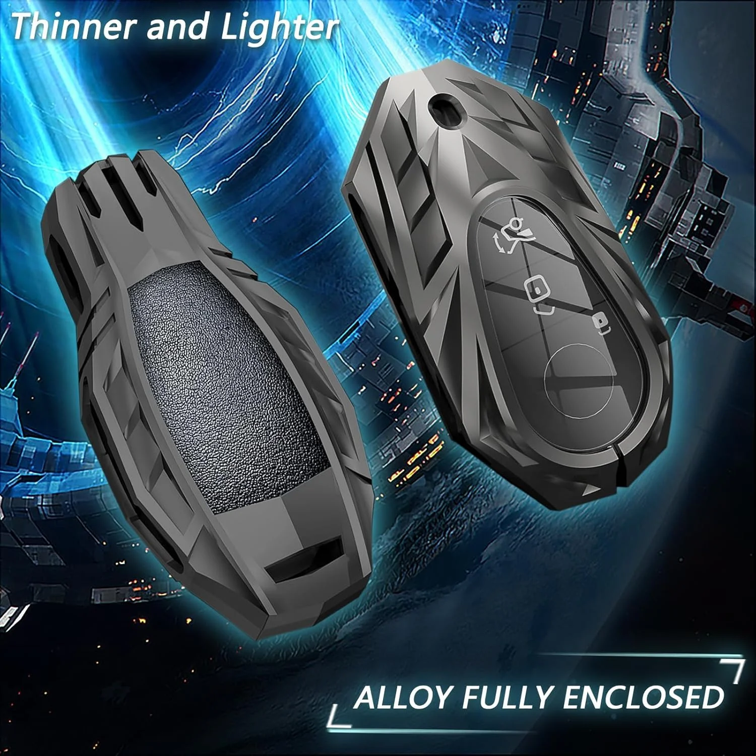 کاور ریموت خودروی مرسدس بنز، کاور کلید خودرو آلیاژ روی آزونی، جاکلیدی محافظ برای کلاس S، کلاس C، کلاس E، کلاس G مدل 2020-2023، لوازم جانبی ریموت هوشمند بدون کلید (خاکستری) کاور ریموت خودروی مرسدس بنز، کاور کلید خودرو آلیاژ روی آزونی، جاکلیدی محافظ برای کلاس S، کلاس C، کلاس E، کلاس G مدل 2020-2023، لوازم جانبی ریموت هوشمند بدون کلید (خاکستری)