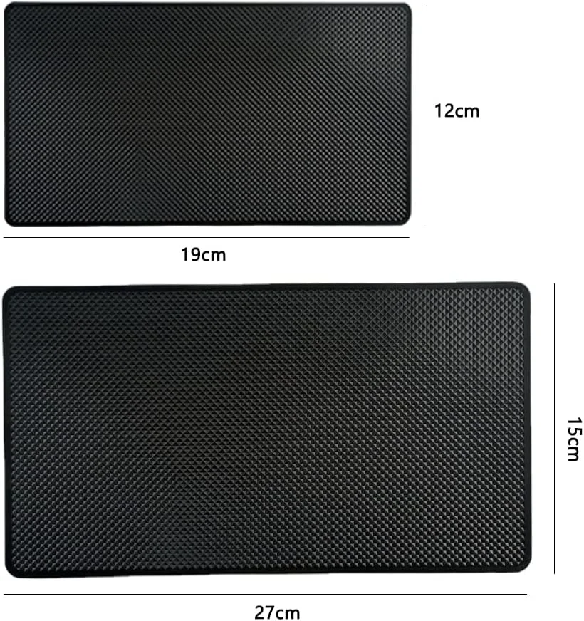 پدهای سیلیکونی داشبورد خودرو ORiTi، پد ضد لغزش 27 × 15 سانتیمتر و 19 × 12 سانتیمتر برای GPS، تلفنهای همراه، عینک آفتابی، کلید، سکه و سایر لوازم جانبی، 4 عدد، مشکی پدهای سیلیکونی داشبورد خودرو ORiTi، پد ضد لغزش 27 × 15 سانتیمتر و 19 × 12 سانتیمتر برای GPS، تلفنهای همراه، عینک آفتابی، کلید، سکه و سایر لوازم جانبی، 4 عدد، مشکی