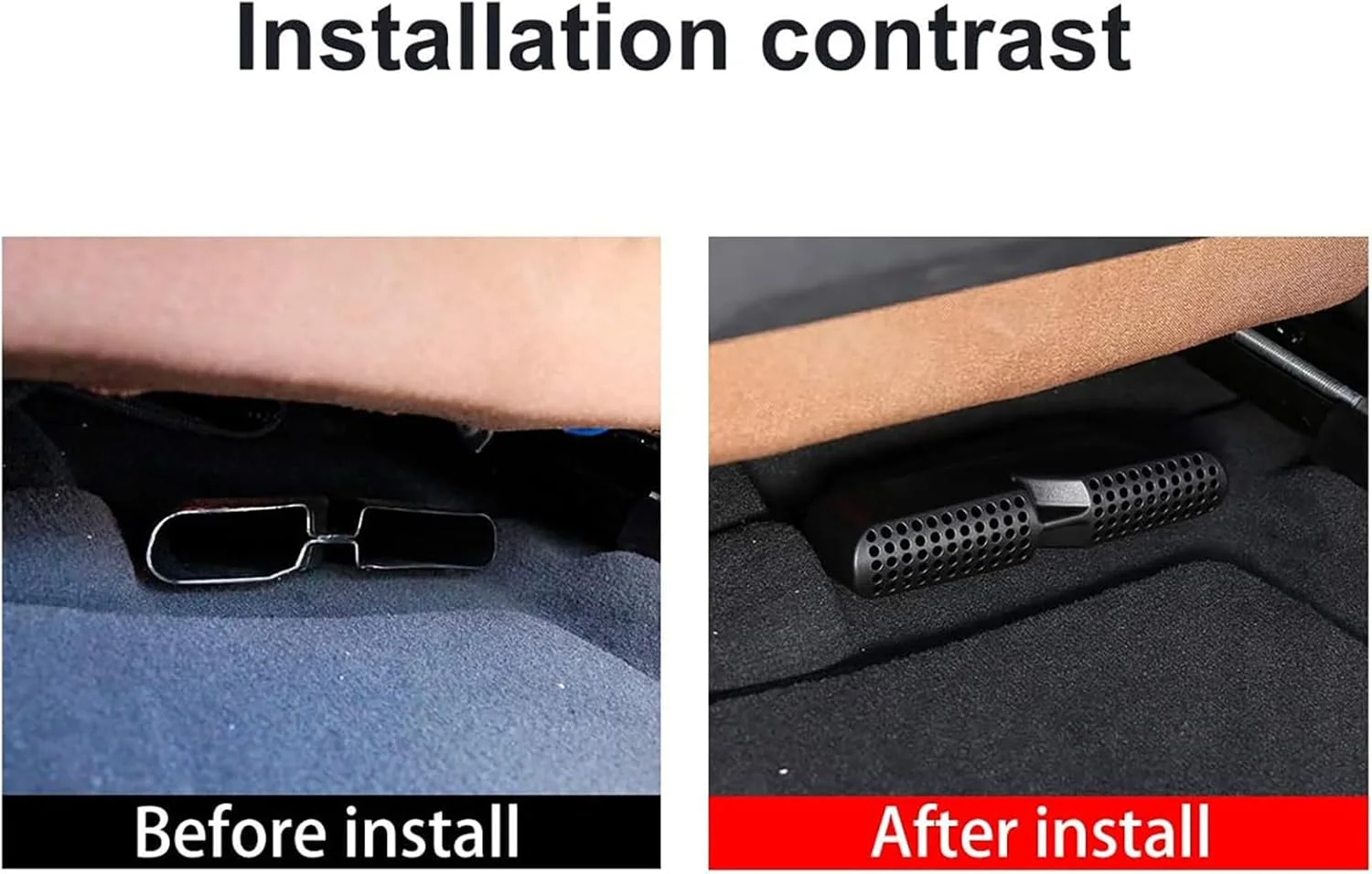 2 عدد روکش محافظ دریچه خروجی هوای زیر صندلی ABS برای BMW X5 G05 X6 G06 X7 G07 مدل های 2019 2020 2021