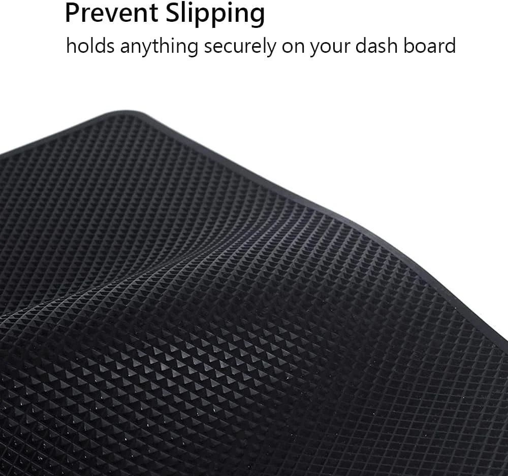 پدهای سیلیکونی داشبورد خودرو ORiTi، پد ضد لغزش 27 × 15 سانتیمتر و 19 × 12 سانتیمتر برای GPS، تلفنهای همراه، عینک آفتابی، کلید، سکه و سایر لوازم جانبی، 4 عدد، مشکی پدهای سیلیکونی داشبورد خودرو ORiTi، پد ضد لغزش 27 × 15 سانتیمتر و 19 × 12 سانتیمتر برای GPS، تلفنهای همراه، عینک آفتابی، کلید، سکه و سایر لوازم جانبی، 4 عدد، مشکی
