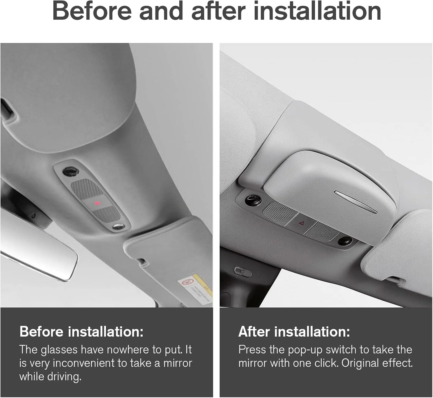 نگهدارنده عینک آفتابی KASTWAVE سازگار با مدل Y تسلا، نصب جعبه عینک روی سقف خودرو، نگهدارنده عینک آفتابی کنسول مناسب برای لوازم جانبی نگهداری عینک برای مدل Y نگهدارنده عینک آفتابی KASTWAVE سازگار با مدل Y تسلا، نصب جعبه عینک روی سقف خودرو، نگهدارنده عینک آفتابی کنسول مناسب برای لوازم جانبی نگهداری عینک برای مدل Y