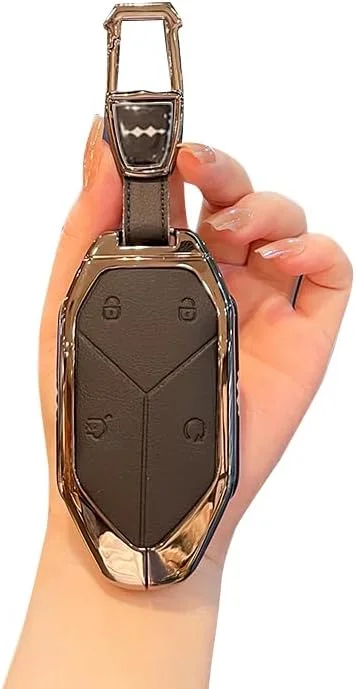 کاور کلید خودرو پلنگی 8 – محافظ چرمی با کیفیت عالی (قهوه ای)