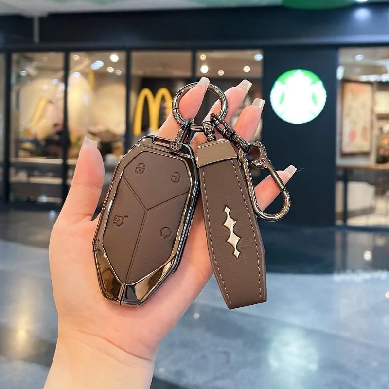 کاور کلید خودرو پلنگی 8 – محافظ چرمی با کیفیت عالی (قهوه ای) کاور کلید خودرو پلنگی 8 – محافظ چرمی با کیفیت عالی (قهوه ای)