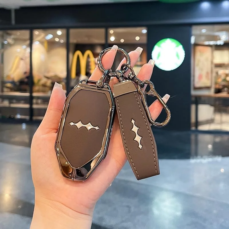 کاور کلید خودرو پلنگی 8 – محافظ چرمی با کیفیت عالی (قهوه ای) کاور کلید خودرو پلنگی 8 – محافظ چرمی با کیفیت عالی (قهوه ای)