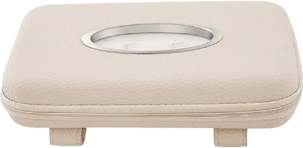 جا دستمال کاغذی خودرو، آفتابگیر، لوازم جانبی خودرو، چرم PU لوکس، جا دستمال کاغذی صندلی عقب (بژ)