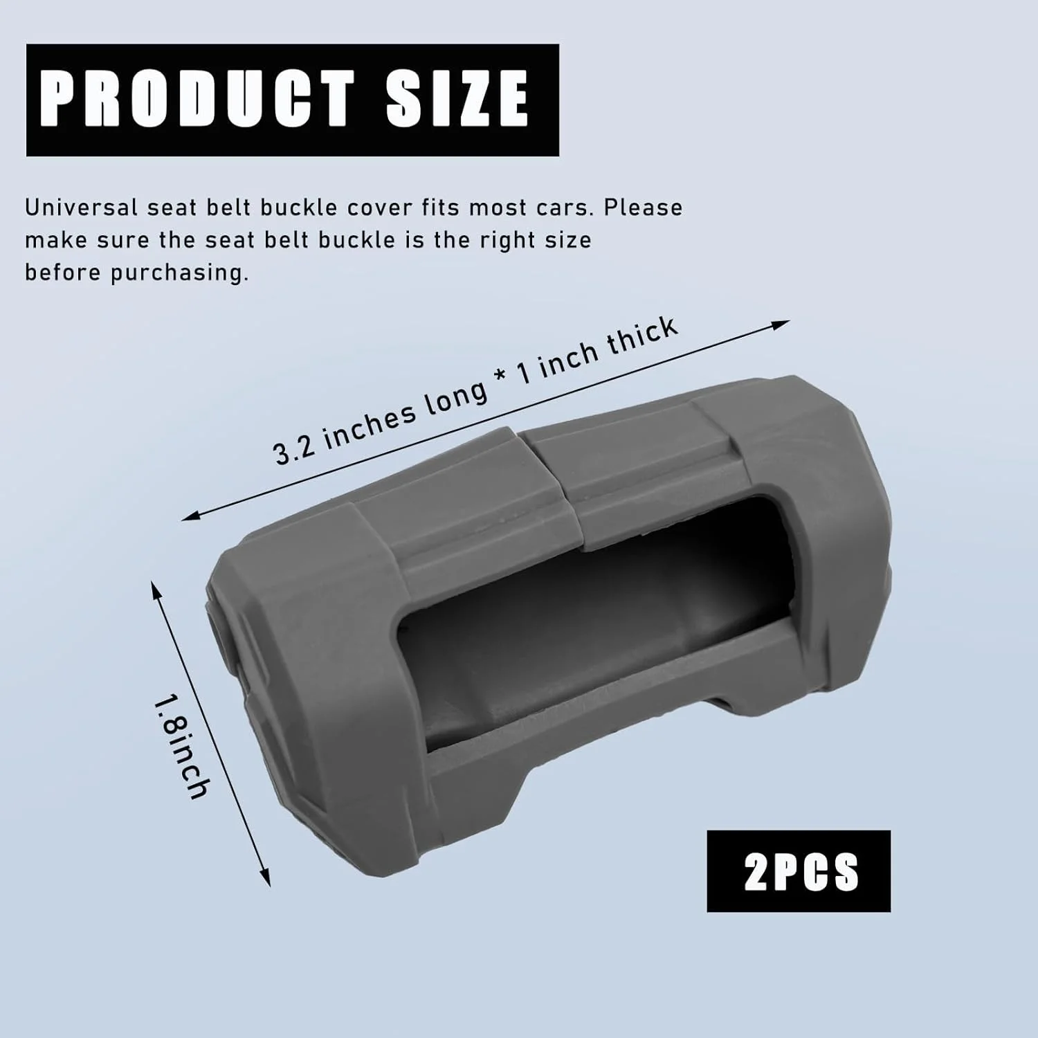 روکش سگک کمربند ایمنی خودرو، 2 عدد محافظ سیلیکونی ضد خش سگک کمربند ایمنی برای ایمنی خودرو، روکش گیره کمربند ایمنی خودرو برای کامیون ون، لوازم جانبی داخلی خودرو، خاکستری روکش سگک کمربند ایمنی خودرو، 2 عدد محافظ سیلیکونی ضد خش سگک کمربند ایمنی برای ایمنی خودرو، روکش گیره کمربند ایمنی خودرو برای کامیون ون، لوازم جانبی داخلی خودرو، خاکستری