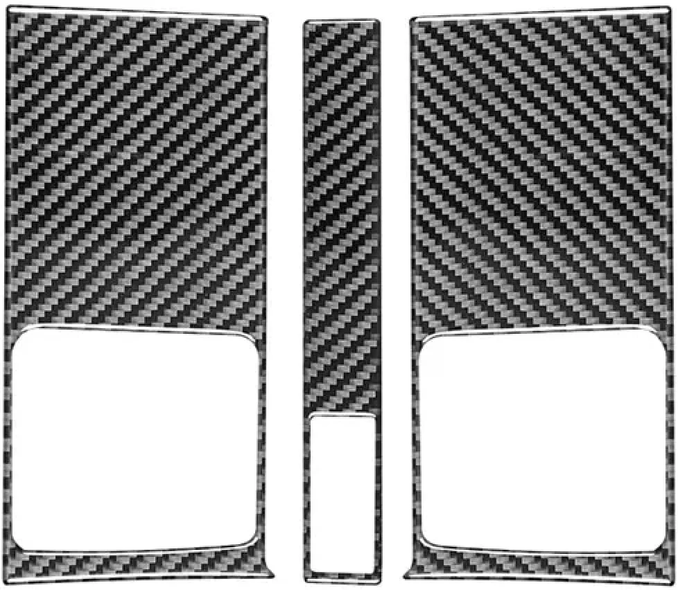 برچسب های فیبر کربنی دریچه هوا و پنل کنترل مرکزی خودرو مناسب برای هوندا CRV مدل های 2007 2008 2009 2010 2011