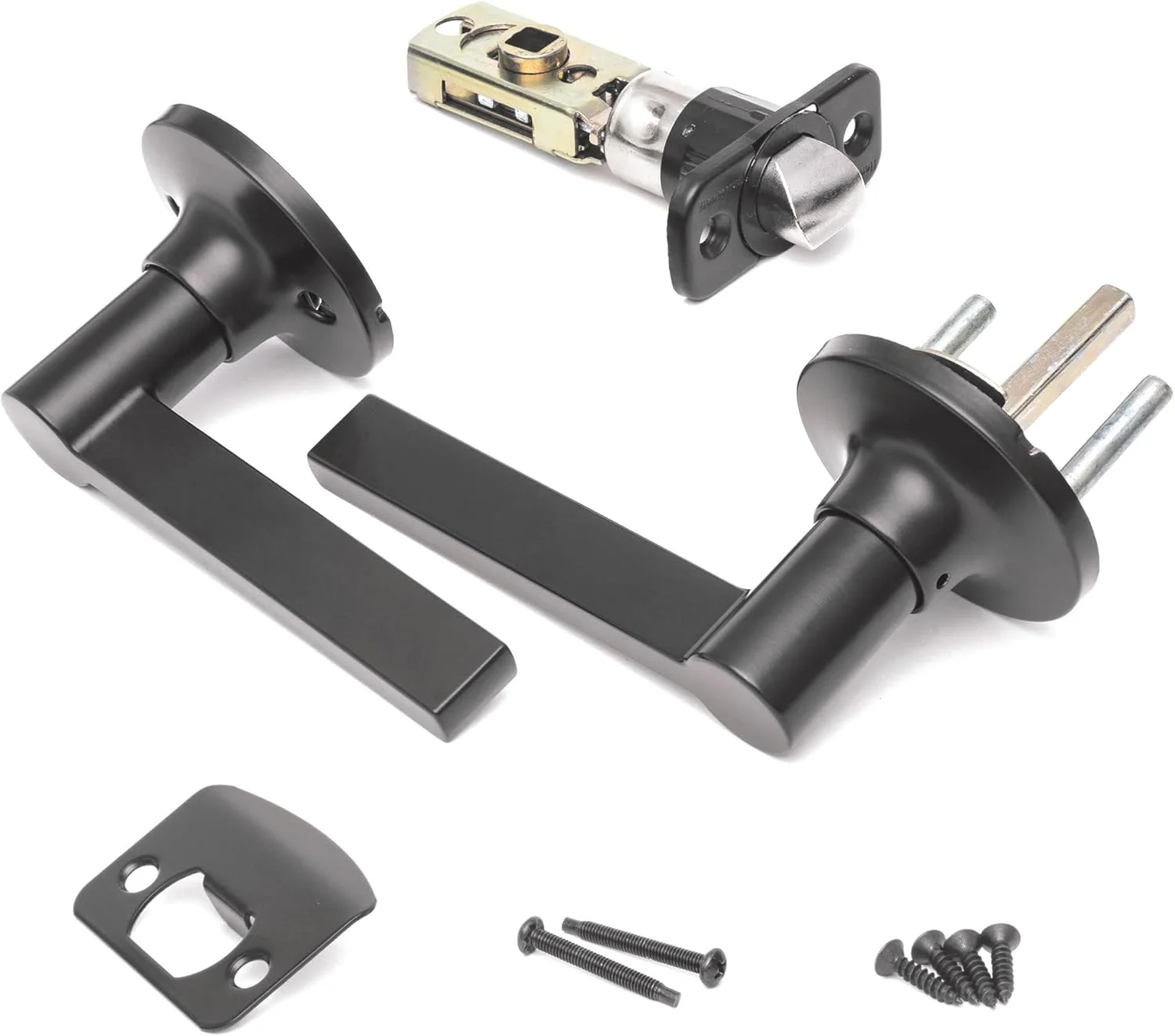 دستگیره درب داخلی Honeywell Safes & Door Locks – دستگیره اهرمی درب با طراحی برگشت پذیر، مشکی مات، عملکرد عبوری، دستگیره های درب با نصب آسان برای خانه و دفتر - 8108622 دستگیره درب داخلی Honeywell Safes & Door Locks – دستگیره اهرمی درب با طراحی برگشت پذیر، مشکی مات، عملکرد عبوری، دستگیره های درب با نصب آسان برای خانه و دفتر - 8108622