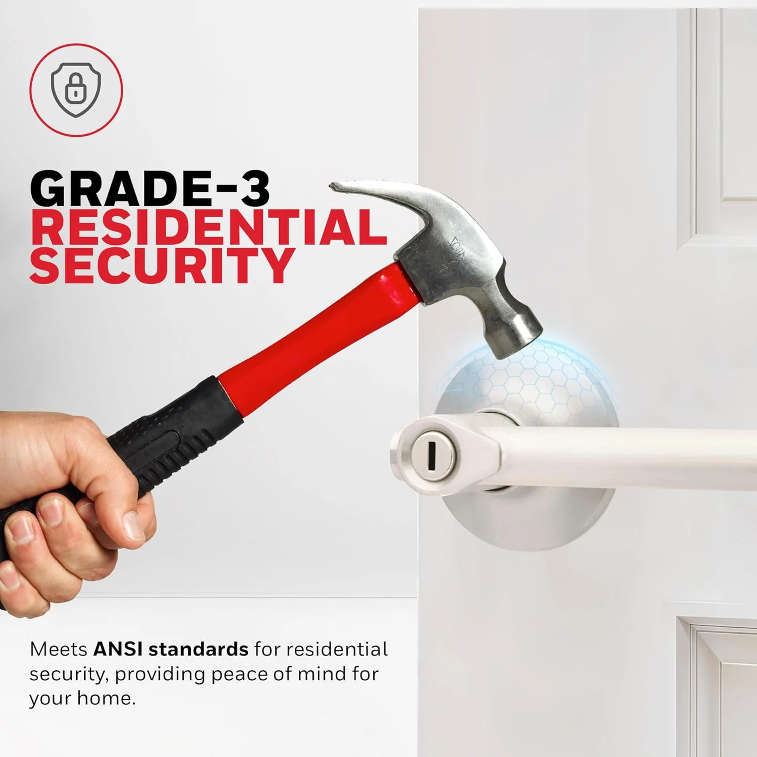 دستگیره درب داخلی Honeywell Safes & Door Locks - دستگیره اهرمی درب با طراحی برگشت پذیر، نیکل ساتن، عملکرد حریم خصوصی، دستگیره های درب با نصب آسان برای خانه و دفتر - 8108616 دستگیره درب داخلی Honeywell Safes & Door Locks - دستگیره اهرمی درب با طراحی برگشت پذیر، نیکل ساتن، عملکرد حریم خصوصی، دستگیره های درب با نصب آسان برای خانه و دفتر - 8108616