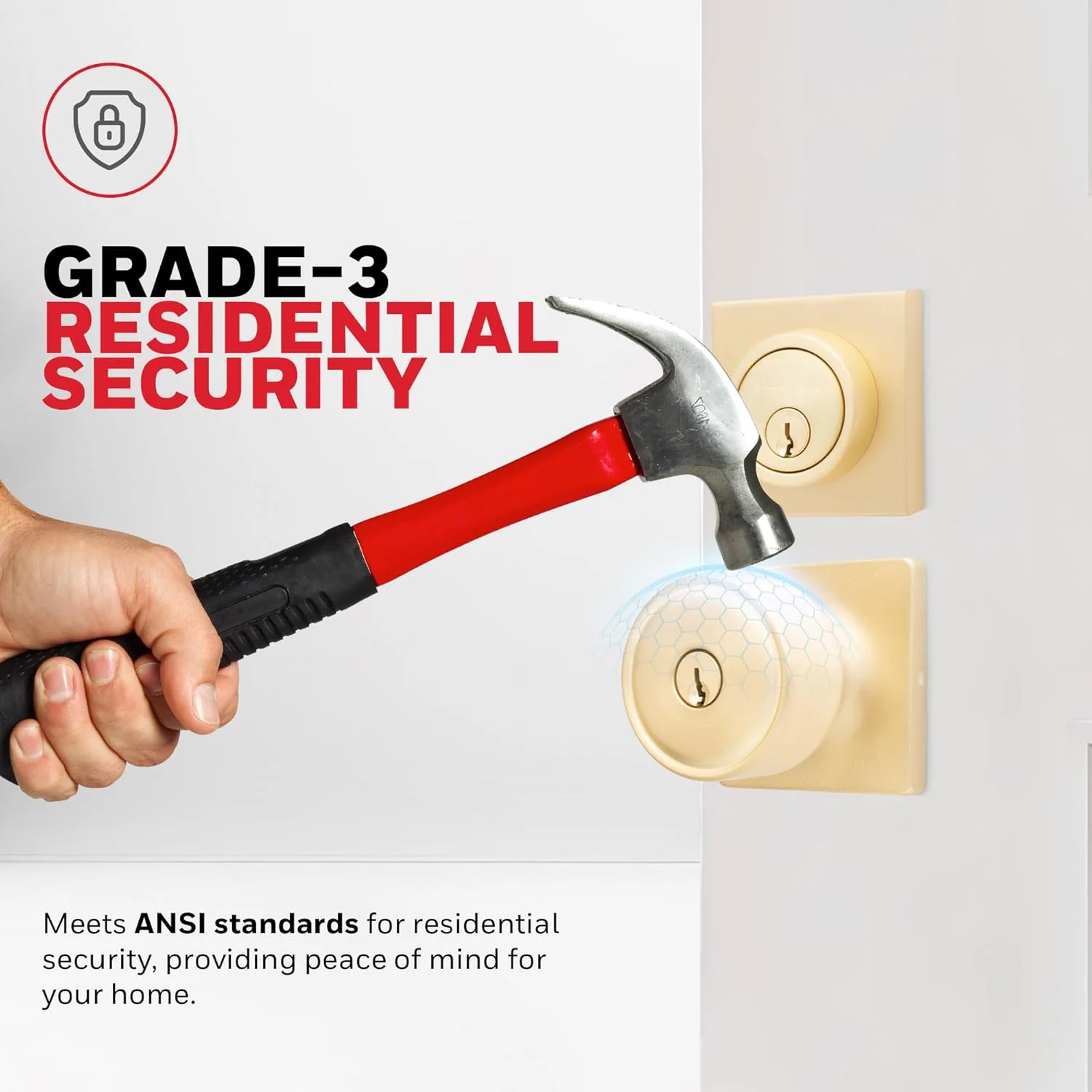 دستگیره درب و قفل هانیول - دستگیره درب با قفل، طلایی مات، ورودی کلیدی ترکیبی - قفل درب برای درب ورودی، اتاق خواب و استفاده داخلی - دستگیره درب داخلی برای خانه ها و دفاتر - 8103634 دستگیره درب و قفل هانیول - دستگیره درب با قفل، طلایی مات، ورودی کلیدی ترکیبی - قفل درب برای درب ورودی، اتاق خواب و استفاده داخلی - دستگیره درب داخلی برای خانه ها و دفاتر - 8103634