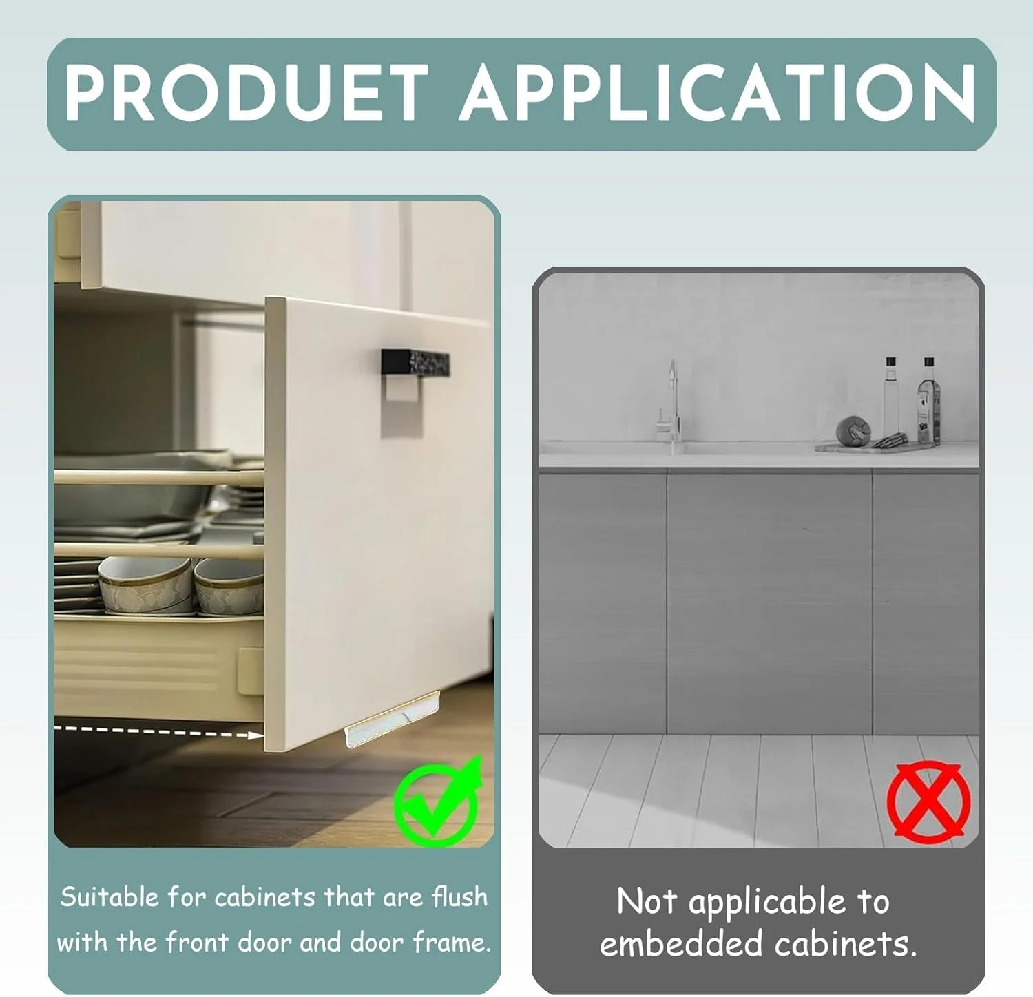 بسته چهارتایی دستگیره پدالی سفید کابینت برای کشوی سطل زباله - بازکننده بدون لمس، نصب بدون نیاز به سوراخکاری با چسب قوی، دستگیره های سیلیکونی برای کابینت آشپزخانه و اداری بسته چهارتایی دستگیره پدالی سفید کابینت برای کشوی سطل زباله - بازکننده بدون لمس، نصب بدون نیاز به سوراخکاری با چسب قوی، دستگیره های سیلیکونی برای کابینت آشپزخانه و اداری