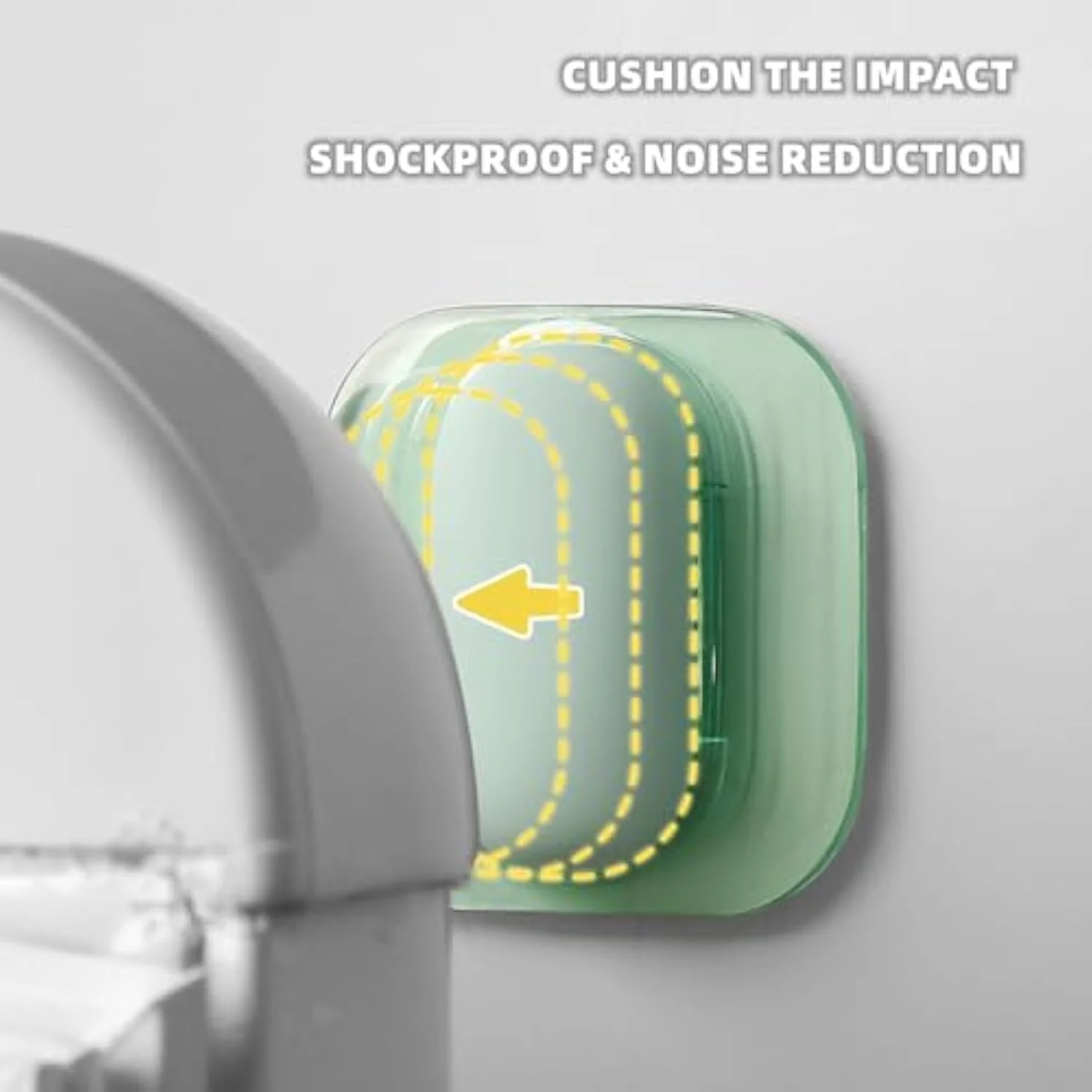 محافظ دستگیره درب KASTWAVE، پد ضد برخورد، ضربه گیر محافظ دیوار، محافظ دیوار ضخیم خود چسب، پدهای ضربه گیر لاستیکی دستگیره درب - سفید، سبز، خاکی (6 عدد) محافظ دستگیره درب KASTWAVE، پد ضد برخورد، ضربه گیر محافظ دیوار، محافظ دیوار ضخیم خود چسب، پدهای ضربه گیر لاستیکی دستگیره درب - سفید، سبز، خاکی (6 عدد)