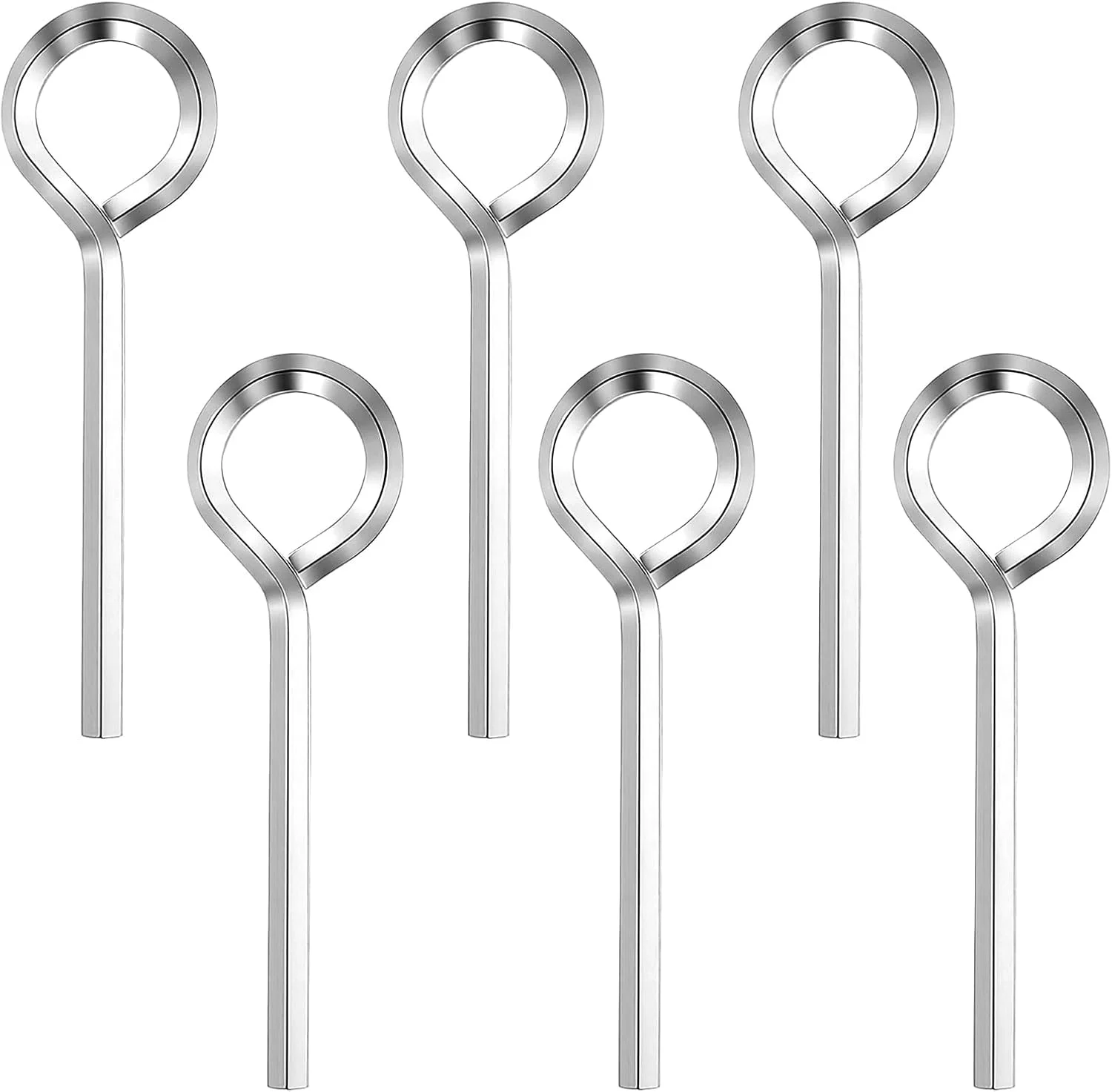 آچار آلن سگ دستگیره، سایز 5/32 اینچ، دسته حلقه کامل، ابزار خروج درب فشاری، ساختار فلزی جامد، ابزار دسترسی اضطراری، نگهداری سخت افزار درب، بسته 6 عددی