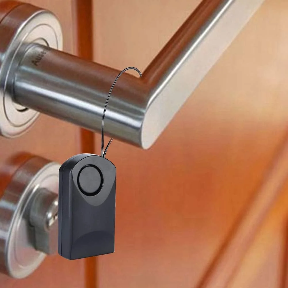 آلارم ضد سرقت، آلارم لرزشی بی سیم، حسگر لمسی بی سیم قابل حمل، آلارم امنیتی ضد سرقت، آلارم لمسی دستگیره درب، برای دستگیره درب با صدای بلند 120 دسی بل آلارم ضد سرقت، آلارم لرزشی بی سیم، حسگر لمسی بی سیم قابل حمل، آلارم امنیتی ضد سرقت، آلارم لمسی دستگیره درب، برای دستگیره درب با صدای بلند 120 دسی بل