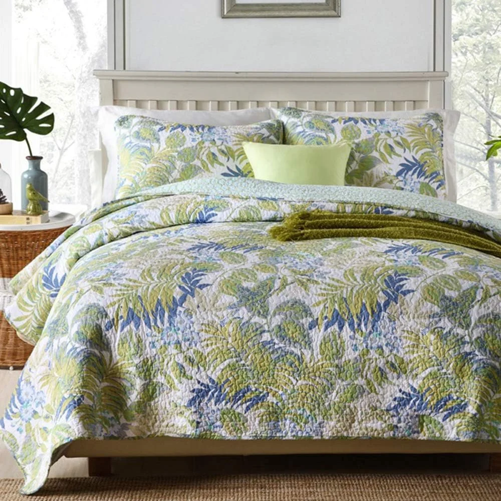 روتختی پنبه‌ای طرح‌دار تمکین، مناسب تخت دو نفره و کینگ سایز، شامل روتختی و دو روبالشتی (3 تکه)، رنگ 6 - 230x250 سانتی‌متر