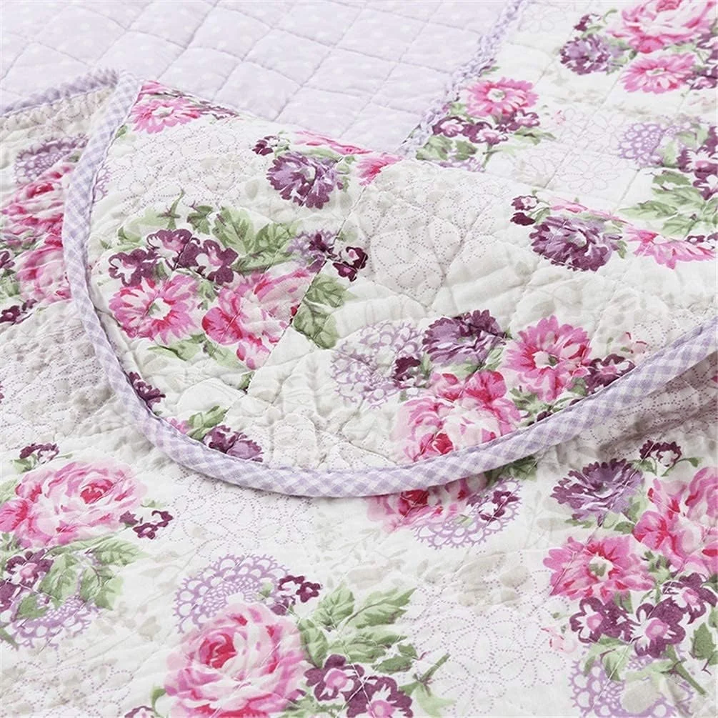 روتختی کینگ سایز طرح دار 230 در 250 سانتی متر، ست 3 تکه شامل یک روتختی و 2 روبالشتی