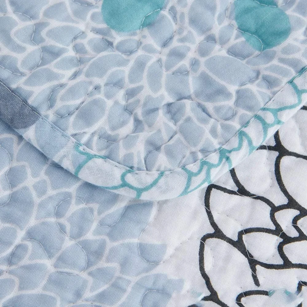 روتختی پنبه‌ای طرح‌دار مناسب تخت دو نفره و کینگ سایز، لحاف روتختی و 2 روبالشتی (3 تکه)، رنگ 6 - 230x250 سانتی‌متر