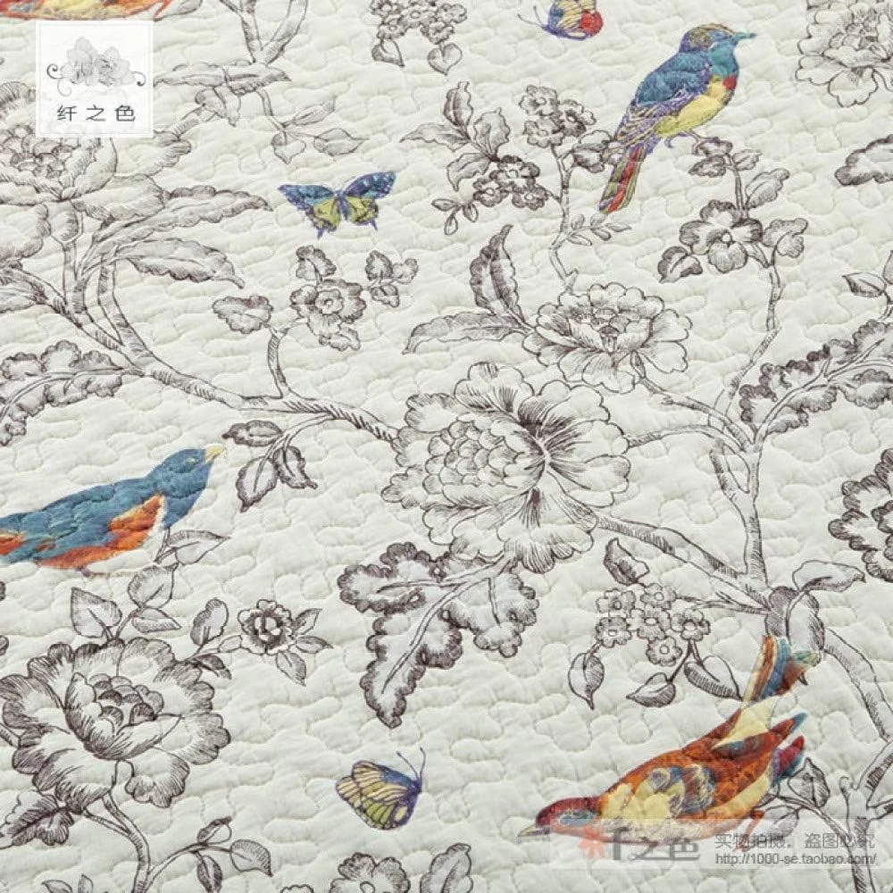 روتختی پنبه‌ای طرح‌دار تمکین، مناسب تخت دو نفره و کینگ سایز، شامل روتختی و 2 روبالشتی (3 تکه)، رنگ 6 - 230x250 سانتی‌متر