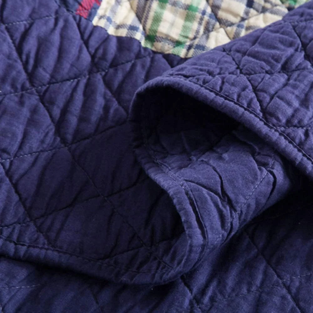 روتختی طرح دار دو نفره سایز بزرگ، لحاف تکه دوزی شده پنبه ای چاپی 230 در 250 سانتی متر، ست رو تختی 3 تکه، ملحفه ضخیم، لحاف