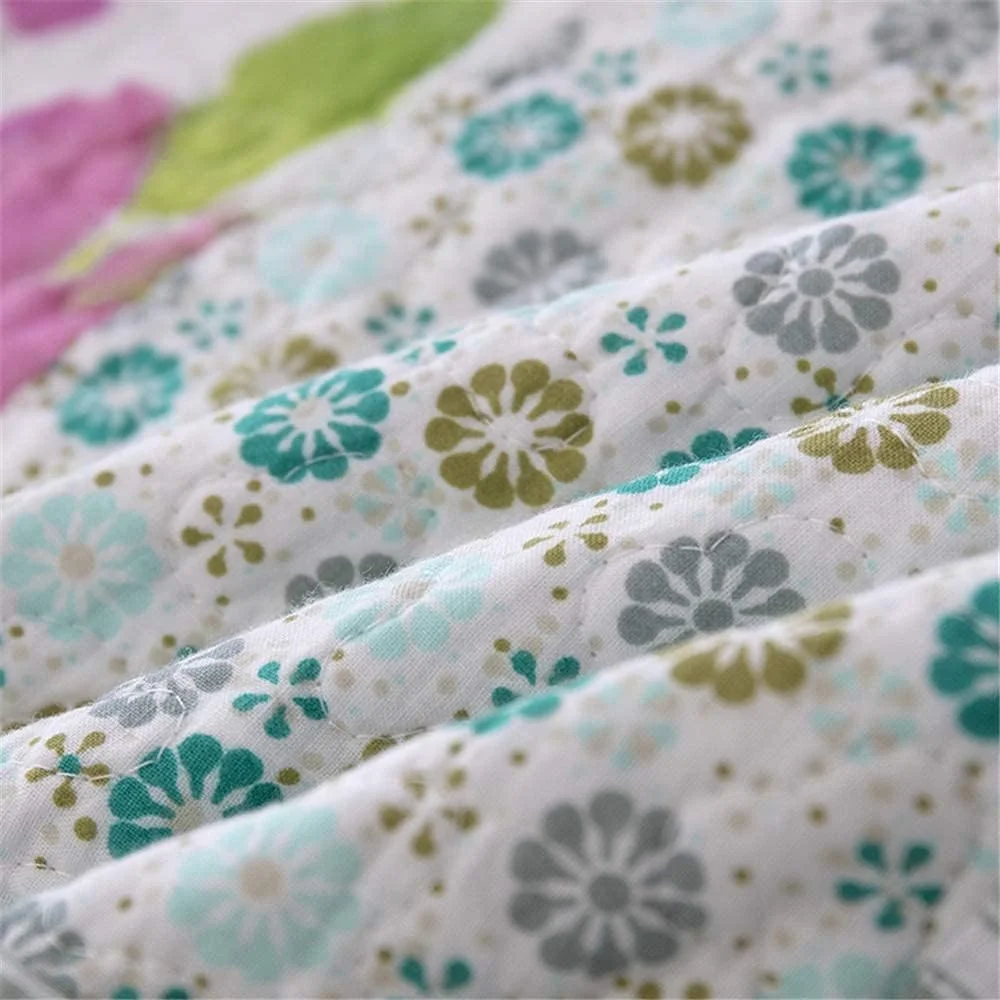 روتختی طرح دار، پتوی راه راه زرد و سفید، لحاف تکه دوزی پنبه ای، روتختی و ملحفه، ست رختخواب با روبالشتی