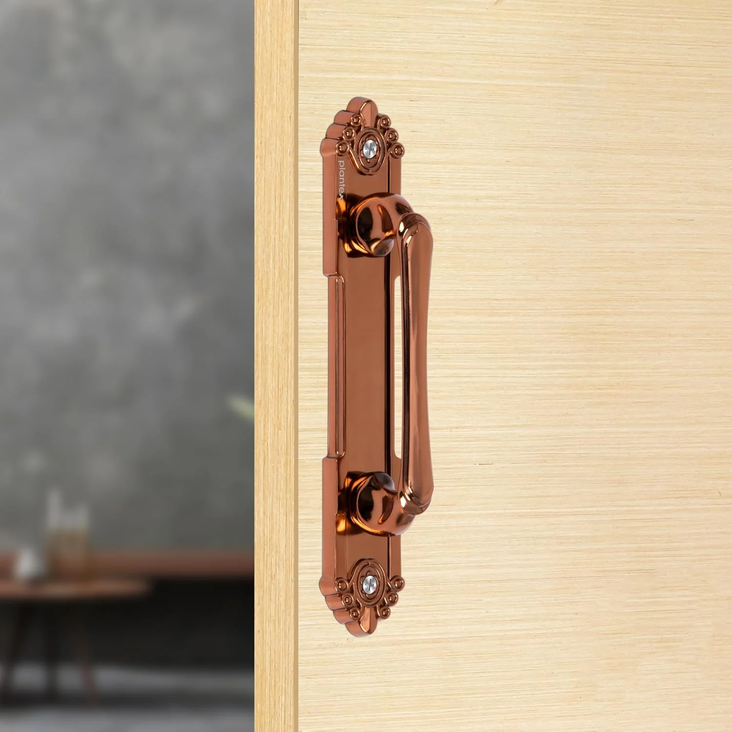 دستگیره درب کابینت پلنتکس / دستگیره درب کمد 8 اینچی / دستگیره کشویی برای کابینت / کشو - بسته 1 عددی (294، روکش رزگلد)