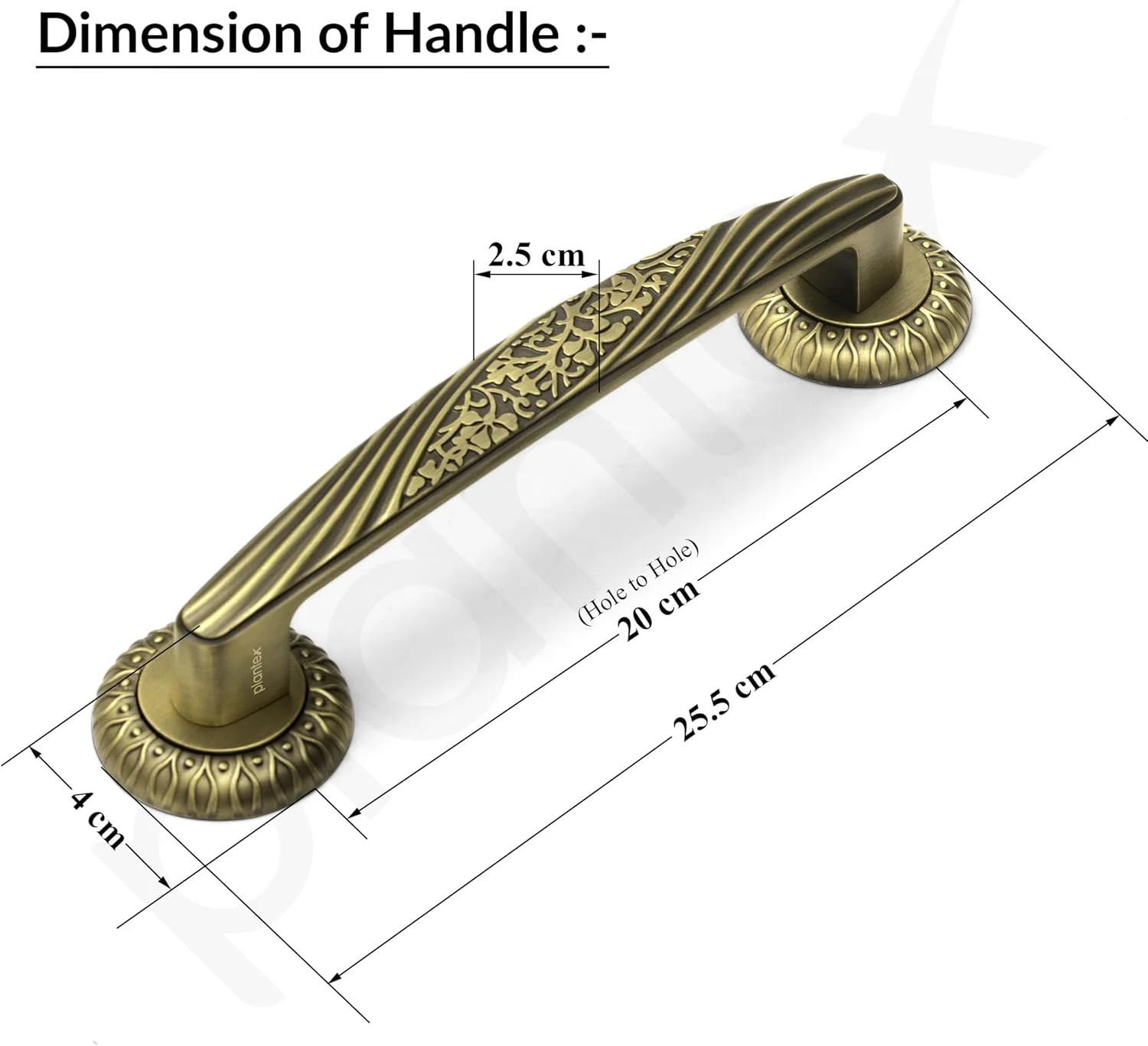 دستگیره درب پلنتکس / دستگیره اصلی درب 10 اینچی / دستگیره برای درب چوبی / دستگیره کششی-فشاری درب / لوازم جانبی درب (بسته 1 عددی، برنجی عتیقه) دستگیره درب پلنتکس / دستگیره اصلی درب 10 اینچی / دستگیره برای درب چوبی / دستگیره کششی-فشاری درب / لوازم جانبی درب (بسته 1 عددی، برنجی عتیقه)