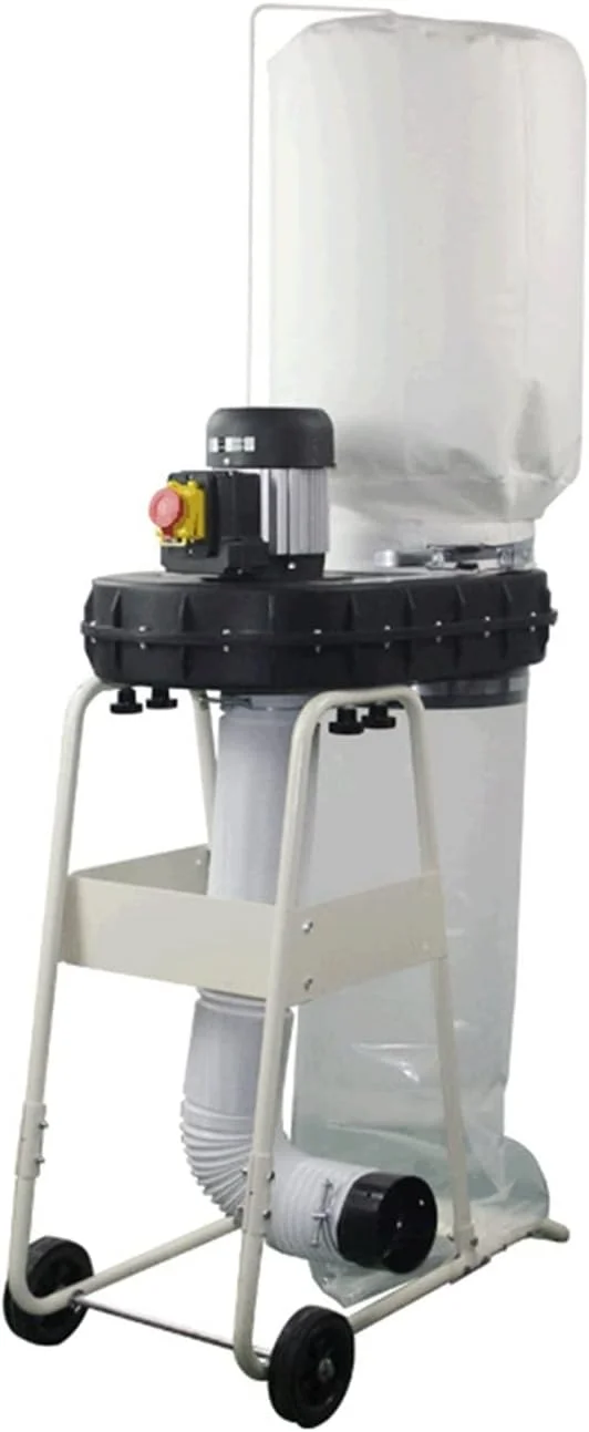 دستگاه کیسه ای فیلتر جاروبرقی نجاری، جمع کننده گرد و غبار ایمن، دستگاه تمیز کننده جاروبرقی بشکه ای صنعتی متحرک