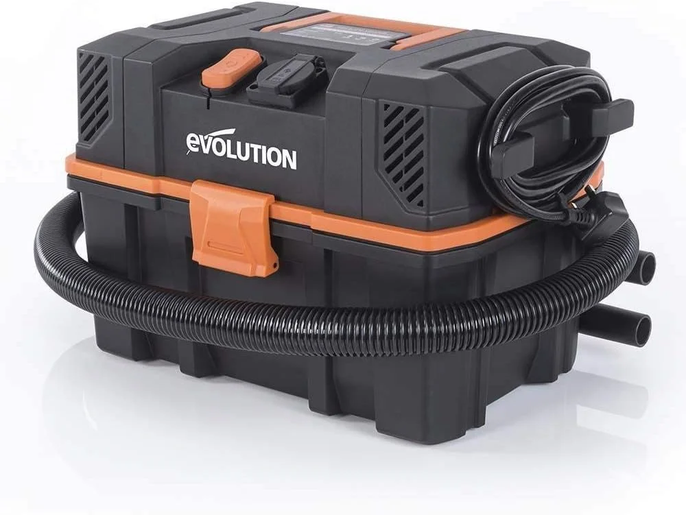 جاروبرقی آب و خاک سبک وزن Evolution Power Tools 086-0001 R15VAC، نارنجی