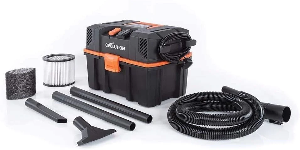 جاروبرقی آب و خاک سبک وزن Evolution Power Tools 086-0001 R15VAC، نارنجی