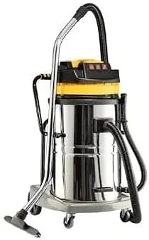 جاروبرقی قابل حمل، جاروبرقی تر/خشک با قدرت بالا برای مصارف خانگی/صنعتی تجاری، مناسب برای خودرو، کارگاه، گاراژ، زیرزمین، ون، نظافت منزل (80 لیتر/4500 وات)