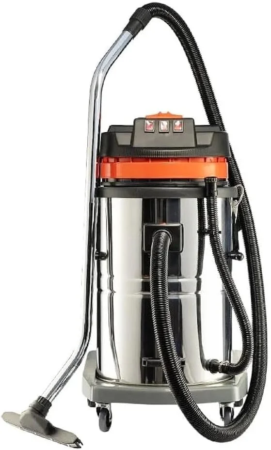 جاروبرقی قابل حمل، جاروبرقی تر/خشک با قدرت بالا برای مصارف خانگی/صنعتی تجاری، مناسب برای خودرو، کارگاه، گاراژ، زیرزمین، ون، نظافت منزل (80 لیتر/4500 وات) جاروبرقی قابل حمل، جاروبرقی تر/خشک با قدرت بالا برای مصارف خانگی/صنعتی تجاری، مناسب برای خودرو، کارگاه، گاراژ، زیرزمین، ون، نظافت منزل (80 لیتر/4500 وات)