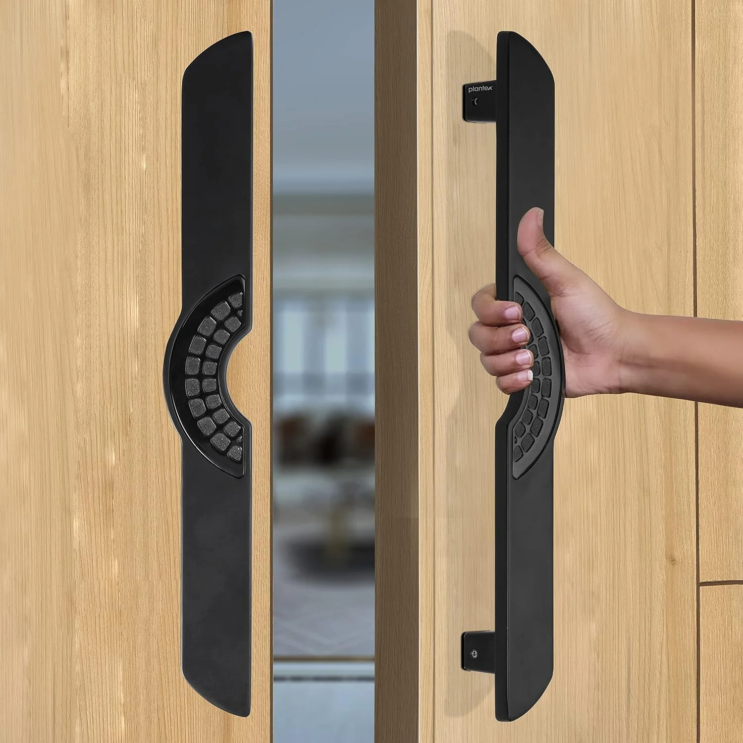 دستگیره درب ورودی پلنتکس 38 سانتی متری - بسته 1 عددی (روی، روکش مشکی) دستگیره درب ورودی پلنتکس 38 سانتی متری - بسته 1 عددی (روی، روکش مشکی)