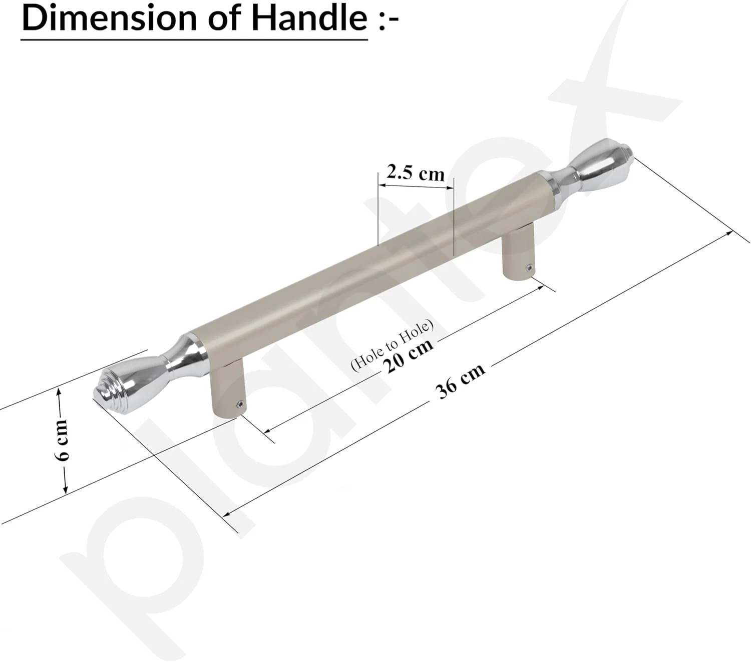 دستگیره درب اصلی پلنتکس - بسته 1 عددی (124، سفید ساتن و روکش کروم، استیل ضد زنگ، 14 اینچ، سفید) دستگیره درب اصلی پلنتکس - بسته 1 عددی (124، سفید ساتن و روکش کروم، استیل ضد زنگ، 14 اینچ، سفید)