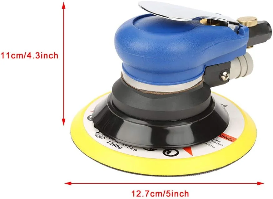 دستگاه پولیش بادی مکنده HIHELO، دستگاه پولیش بادی گرد مکنده قدرتمند 5 اینچ/6 اینچ ارگونومیک برای ابزار سنگی برای ابزارهای صنعتی (5 اینچ) دستگاه پولیش بادی مکنده HIHELO، دستگاه پولیش بادی گرد مکنده قدرتمند 5 اینچ/6 اینچ ارگونومیک برای ابزار سنگی برای ابزارهای صنعتی (5 اینچ)