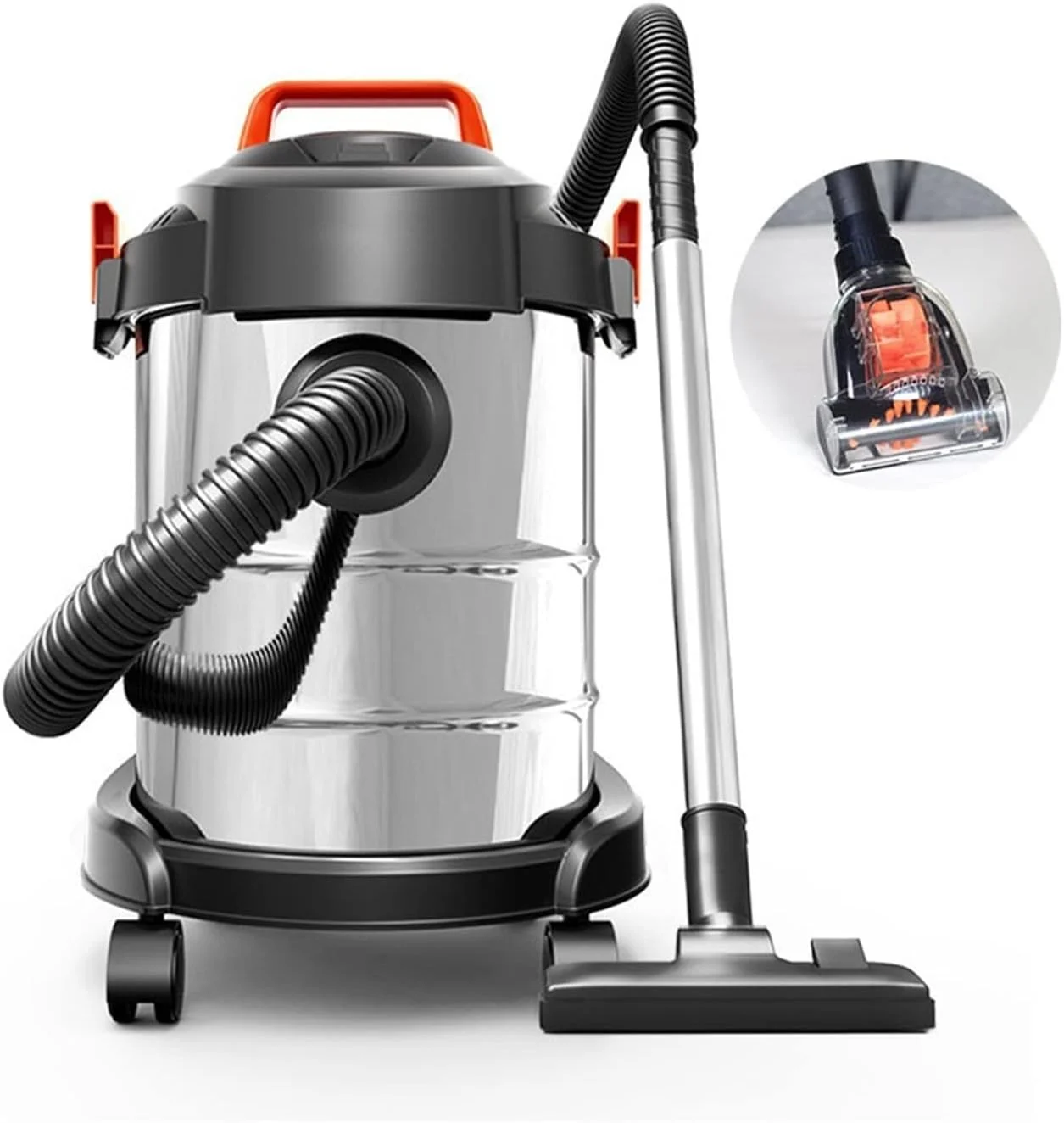 جاروبرقی آب و خاک IDEQUY، جاروبرقی سطلی آب و خاک، جاروبرقی، جمع کننده گرد و غبار، برس مکش فرش فروشگاهی خودرو، جارو صنعتی، حذف کننده کنه تشک (رنگ: تمیز کردن با طی، اندازه: خیلی کوچک)