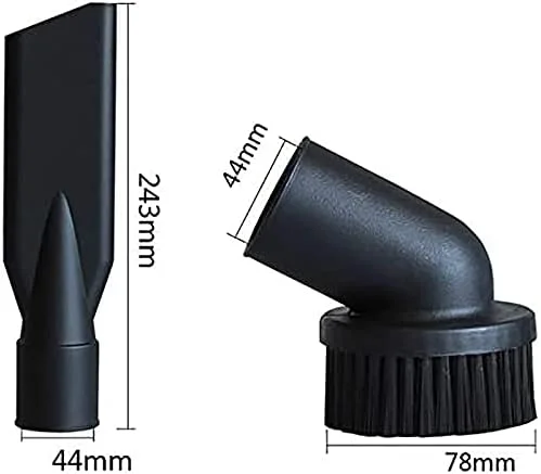 ست برس گرد و نازل تخت جاروبرقی صنعتی Hopbucan، لوازم جانبی بادوام جاروبرقی صنعتی 44 میلی متری