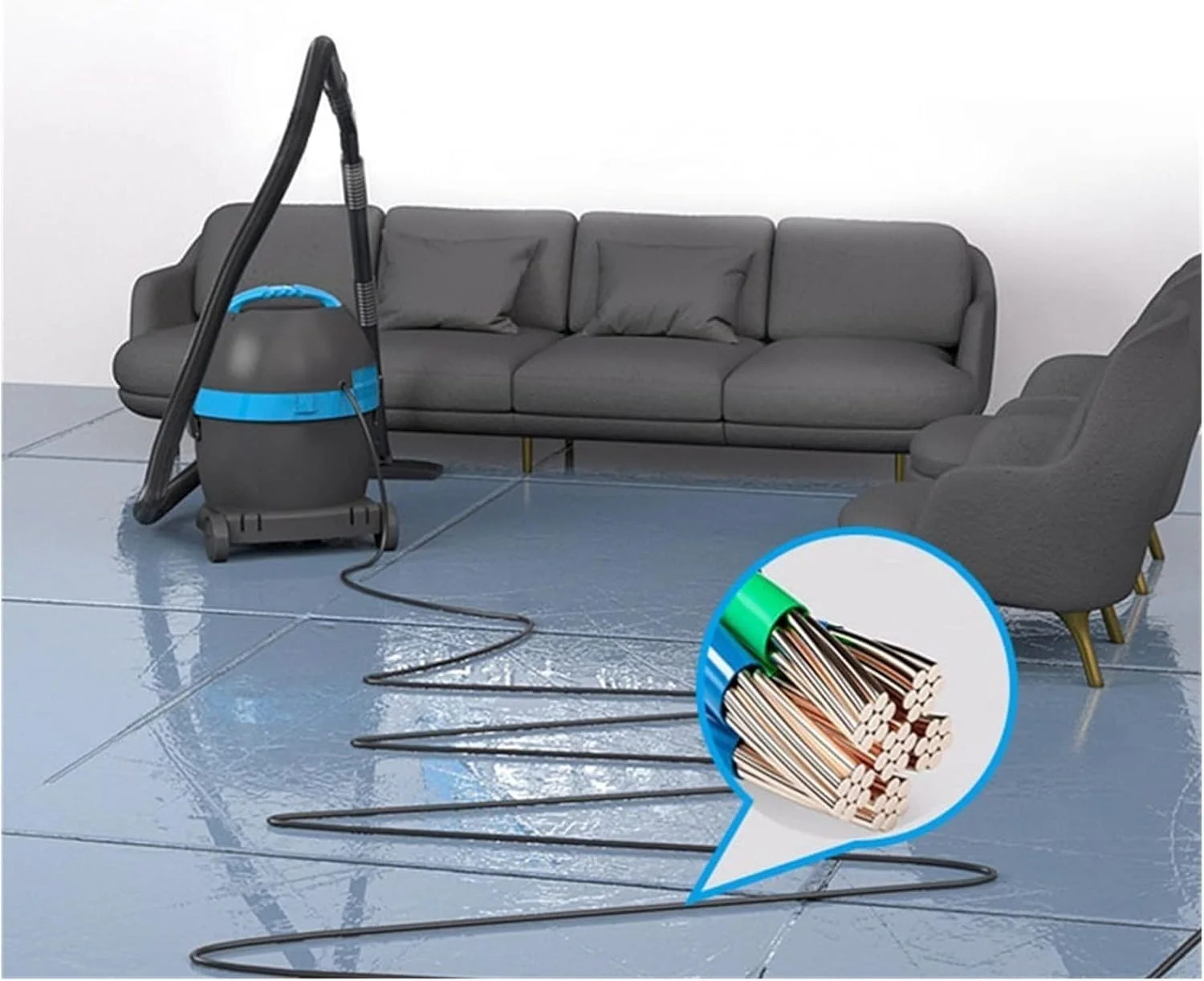 جاروبرقی تر و خشک صنعتی مناسب برای کارگاه ها و نجاری