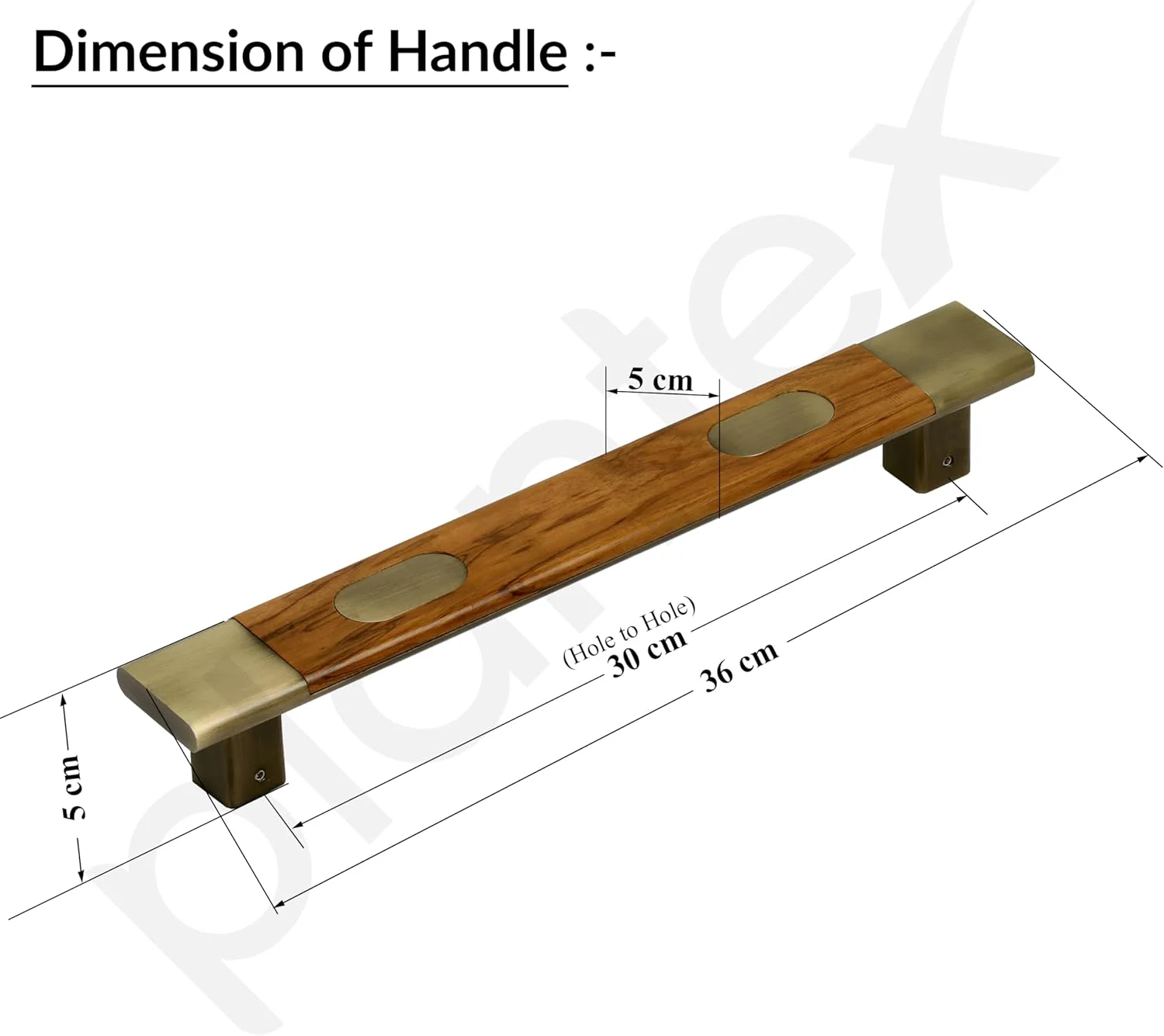 دستگیره درب ورودی پلنتکس 35 سانتی متری - بسته 1 عددی (برنجی عتیقه و روکش چوب، آلومینیوم و چوب، سبک کلاسیک، دو طرفه، نصب آسان) دستگیره درب ورودی پلنتکس 35 سانتی متری - بسته 1 عددی (برنجی عتیقه و روکش چوب، آلومینیوم و چوب، سبک کلاسیک، دو طرفه، نصب آسان)