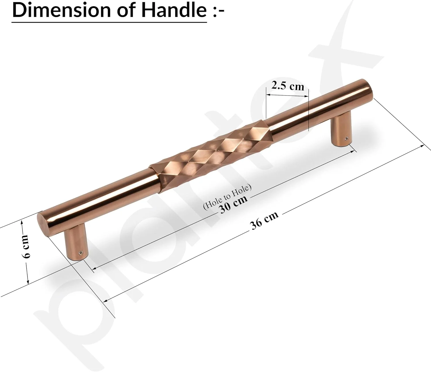 دستگیره درب پلنتکس / دکوراسیون درب و منزل / دستگیره اصلی درب 14 اینچی / دستگیره فشاری کششی درب - بسته 1 عددی (299، روکش طلایی رز PVD) دستگیره درب پلنتکس / دکوراسیون درب و منزل / دستگیره اصلی درب 14 اینچی / دستگیره فشاری کششی درب - بسته 1 عددی (299، روکش طلایی رز PVD)