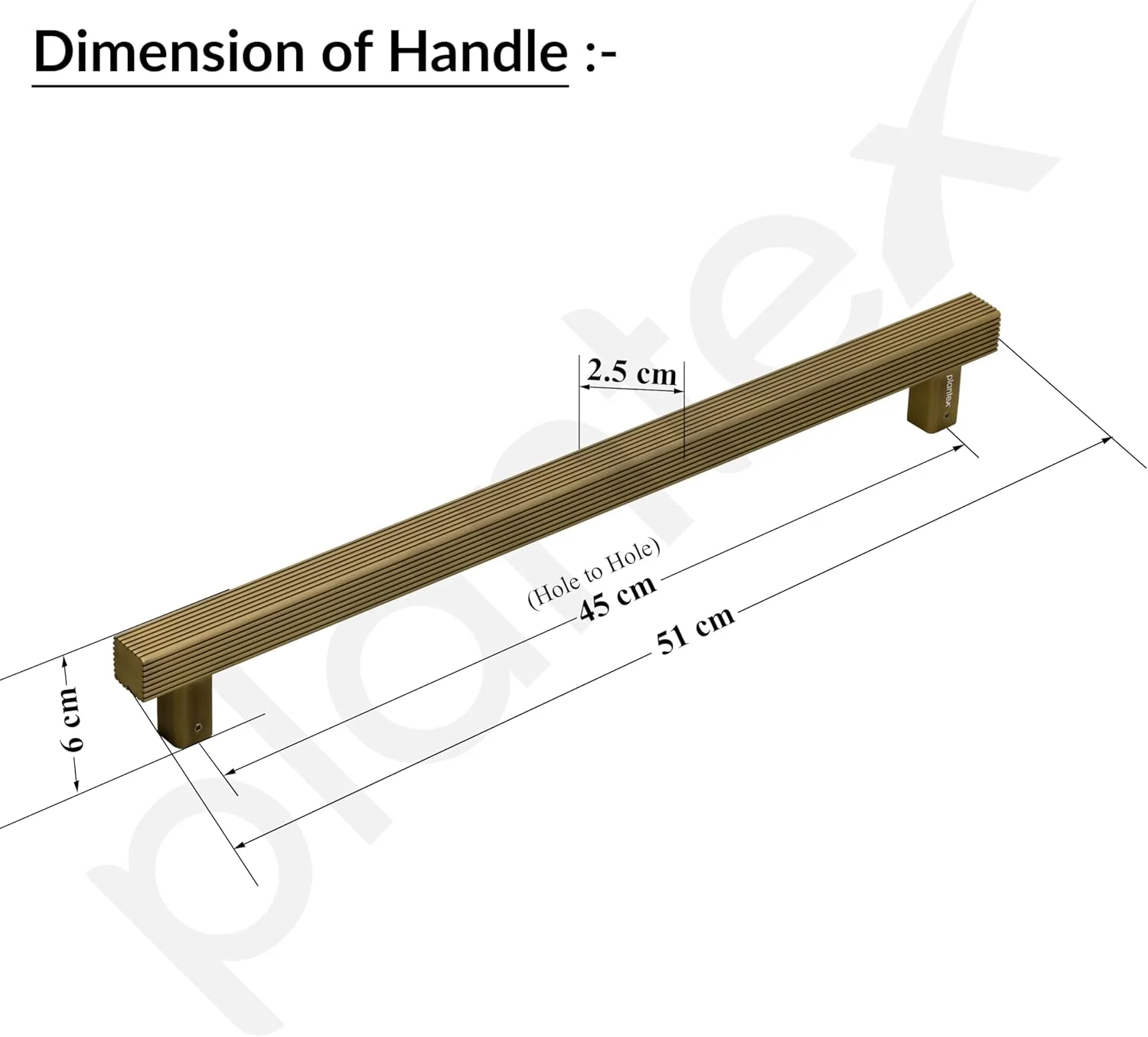 دستگیره درب سنگین پلنتکس / دکوراسیون درب و منزل / دستگیره اصلی درب 45 سانتی متری / دستگیره کششی-فشاری درب - بسته 1 عددی (برنجی عتیقه) دستگیره درب سنگین پلنتکس / دکوراسیون درب و منزل / دستگیره اصلی درب 45 سانتی متری / دستگیره کششی-فشاری درب - بسته 1 عددی (برنجی عتیقه)