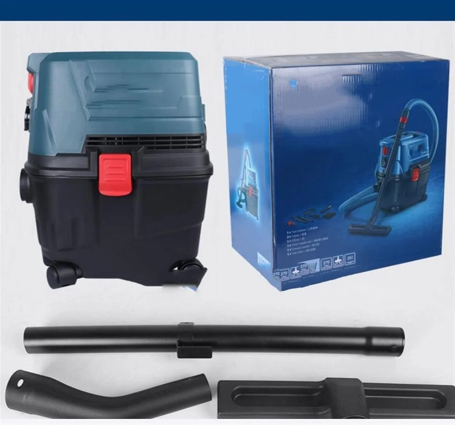 جاروبرقی صنعتی چند منظوره RIMOAL، ابزار برقی خانگی و صنعتی، مناسب برای جمع آوری گرد و غبار خشک و مرطوب، دمنده متحرک، مناسب برای کارگاه های ساختمانی، نجاری و مصارف خانگی - تصویر 2