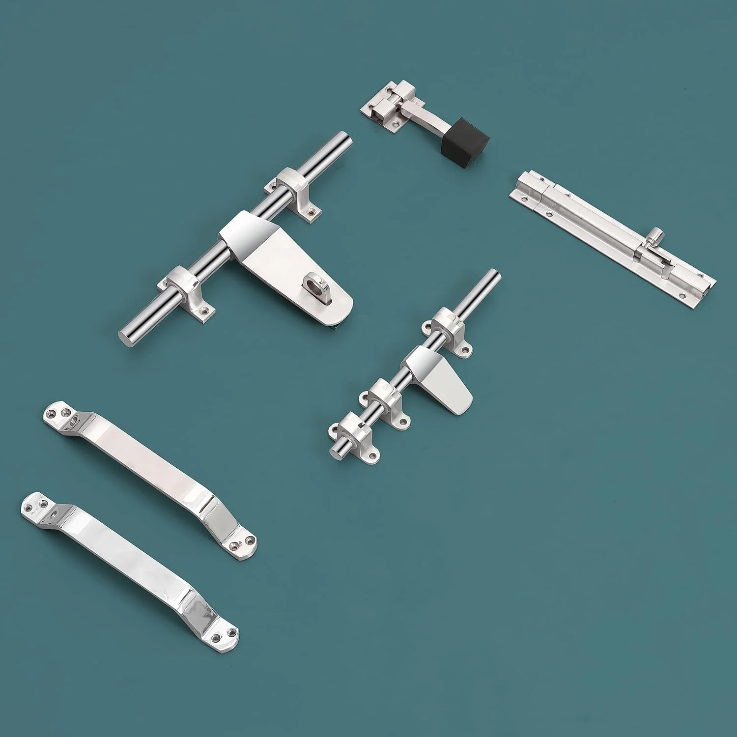 ست کامل درب استیل Plantex برای درب تکی (آل-دراپ 10 اینچی، قفل 8 اینچی، 2 عدد دستگیره 8 اینچی، قفل اهرمی 7 اینچی، استاپر درب 4 اینچی) - کروم مدرن و روکش مات - DK-07-Combi ست کامل درب استیل Plantex برای درب تکی (آل-دراپ 10 اینچی، قفل 8 اینچی، 2 عدد دستگیره 8 اینچی، قفل اهرمی 7 اینچی، استاپر درب 4 اینچی) - کروم مدرن و روکش مات - DK-07-Combi